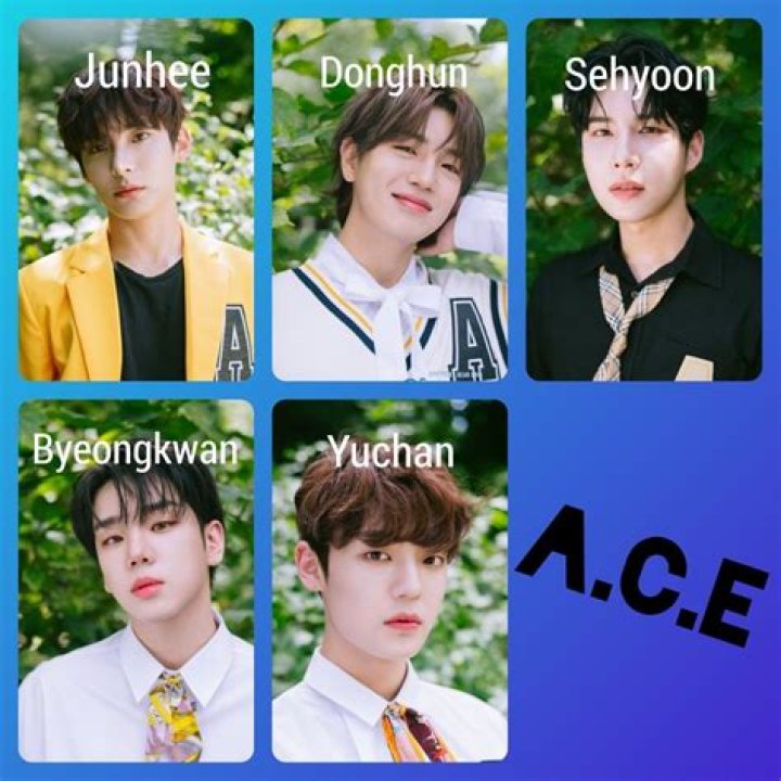 A.C.E members (From Left to Right - Kang Yu-chan, Donghun, Jun, Kim Byeongkwan, and Wow) as seen while busking in Banpo on November 23, 2019