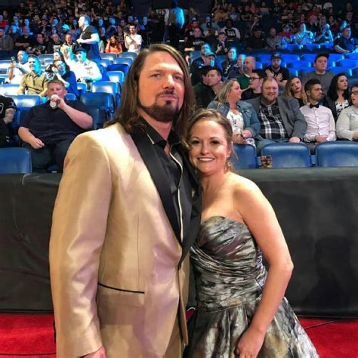 A.J. Styles with wife Wendy Jones and their first three children