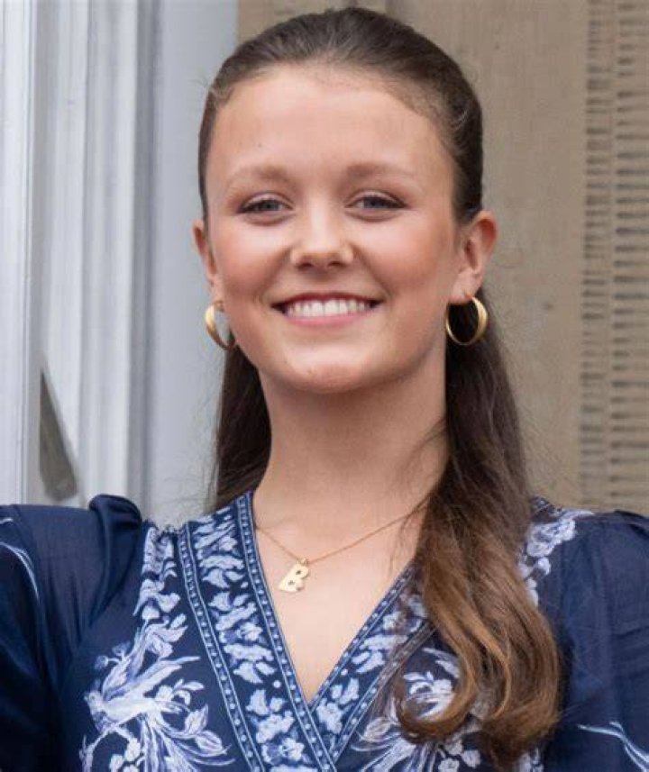 A young Princess Isabella of Denmark as seen on the occasion of Queen Margrethe II's 70th birthday on April 16, 2010