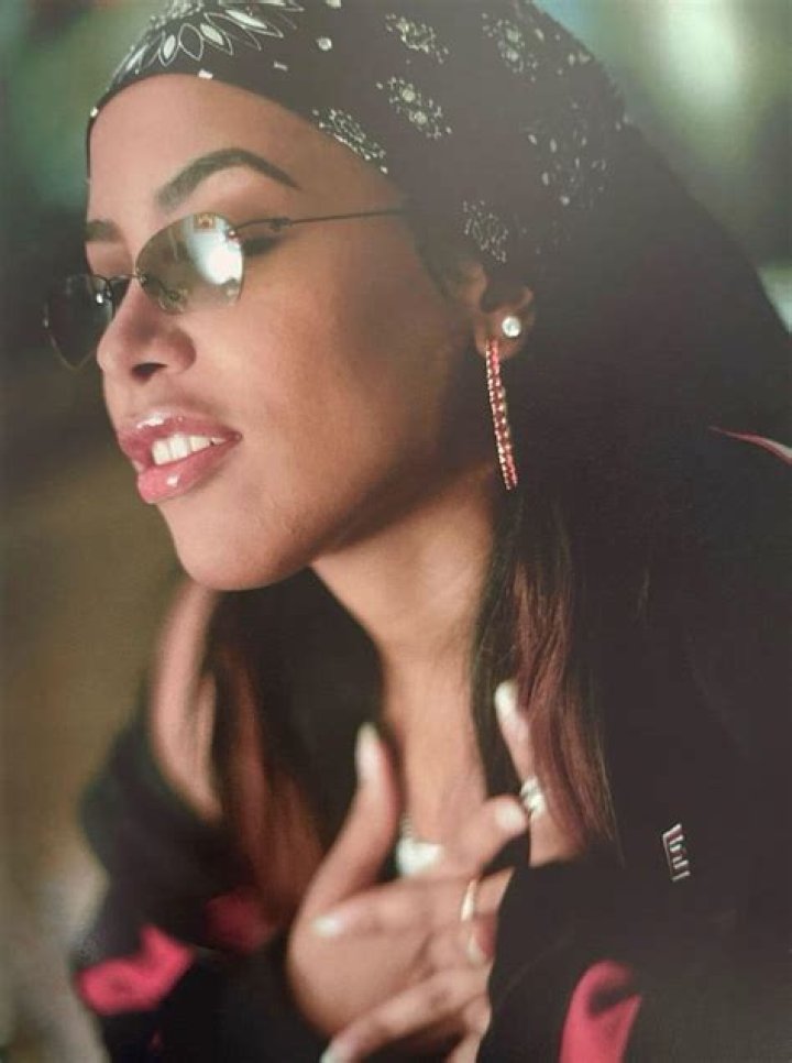 Aaliyah during a visit to Berlin, Germany in May 2000