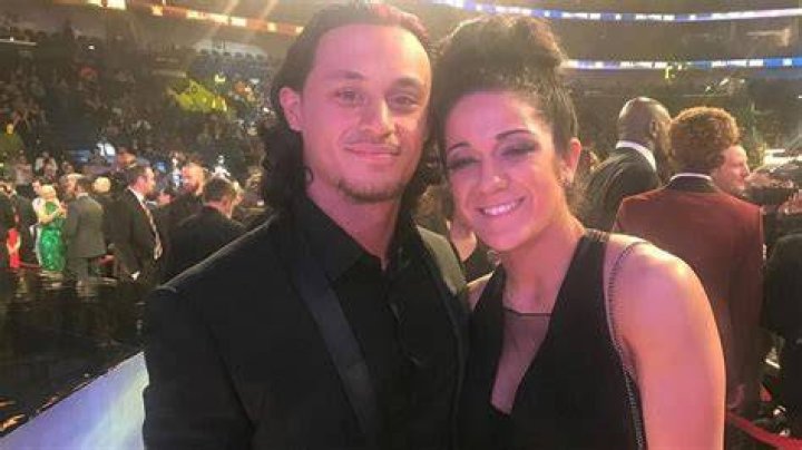 Aaron Solow and Bayley on May 19, 2017