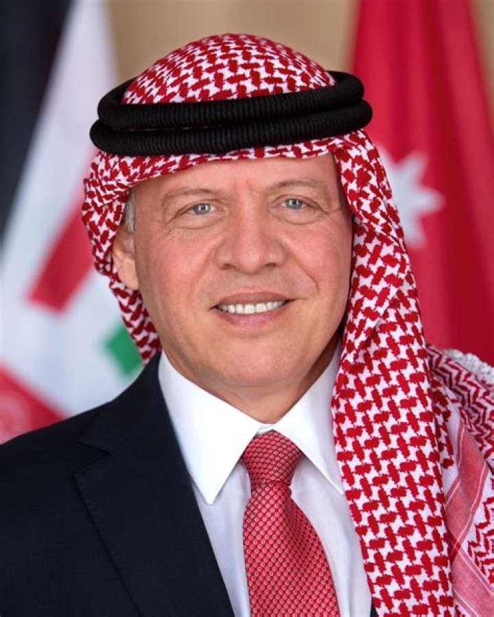 Abdullah II of Jordan as seen while speaking during a session of the World Economic Forum in Davos on January 25, 2013
