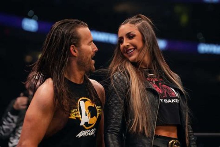 Adam Cole with Brit Baker in an Instagram selfie in July 2018