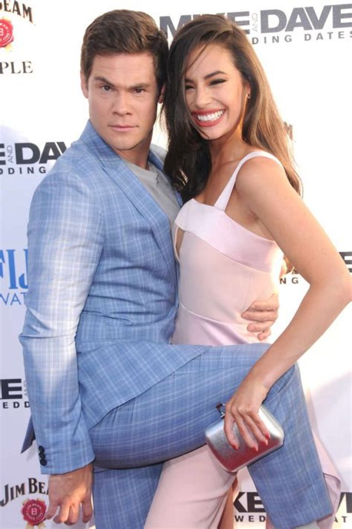 Adam DeVine and Chloe Bridges at the &ldquo;Mike and Dave Need Wedding Dates&rdquo; screening afterparty in June 2016