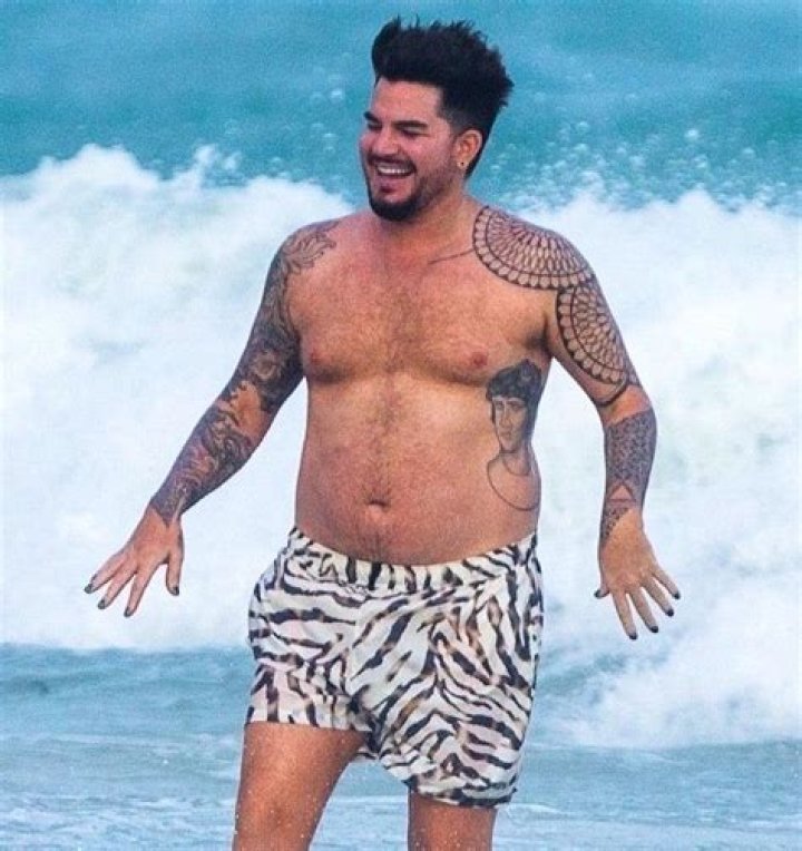 Adam Lambert shirtless body