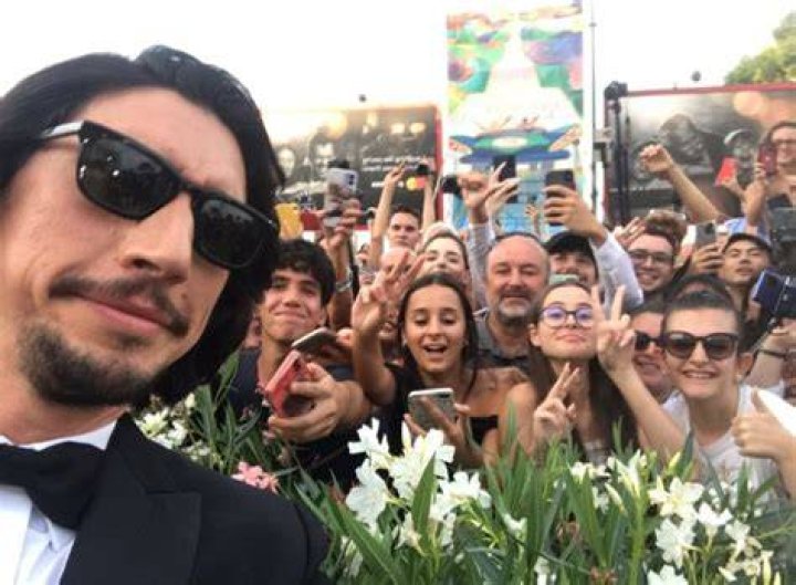 Adam taking a selfie with Cale Gontier in January 2020