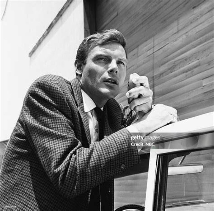 Adam West as Steve Nelson in a publicity photo from the television program 'The Detectives' in 1961