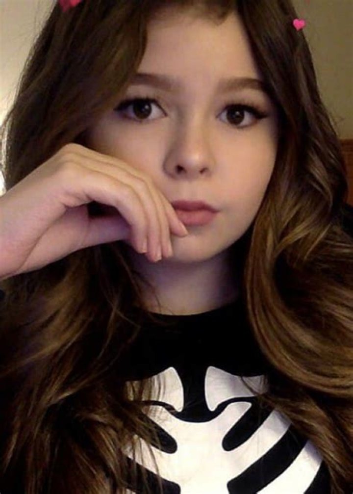 Addison Riecke in a selfie in January 2018