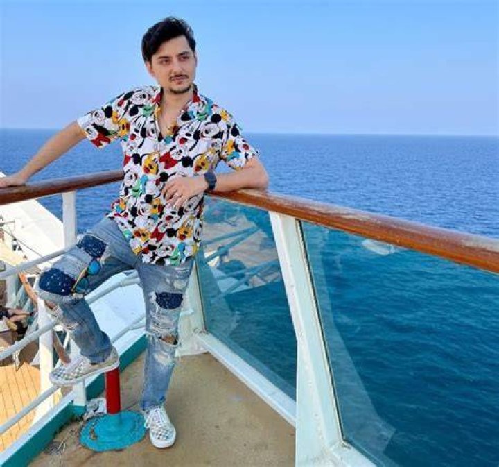 Aditya Kapadia as seen while posing for the camera in December 2021