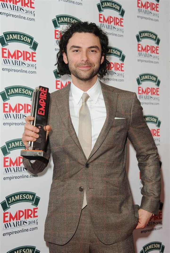 Aidan Turner at the Jameson Empire Awards in March 2014