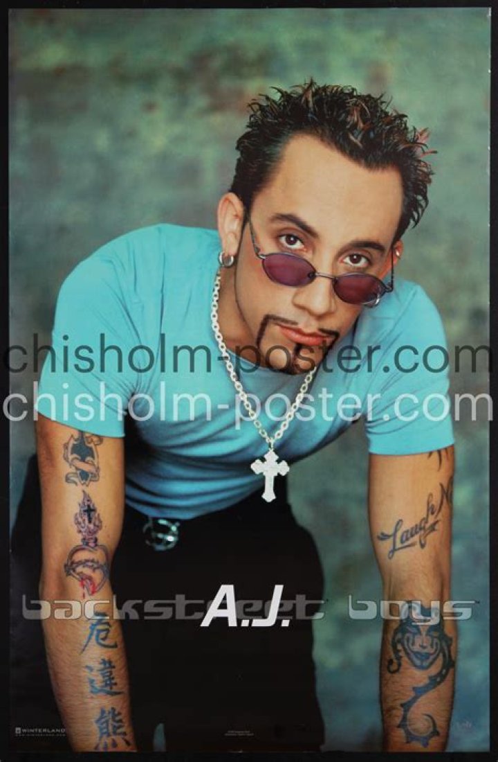 AJ McLean during one of his performances