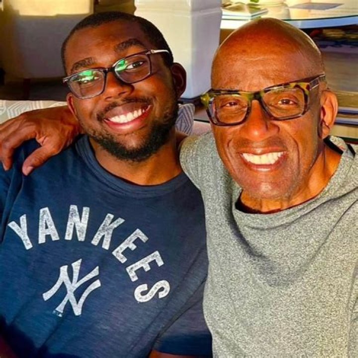 Al Roker and his son fresh from haircuts in November 2020