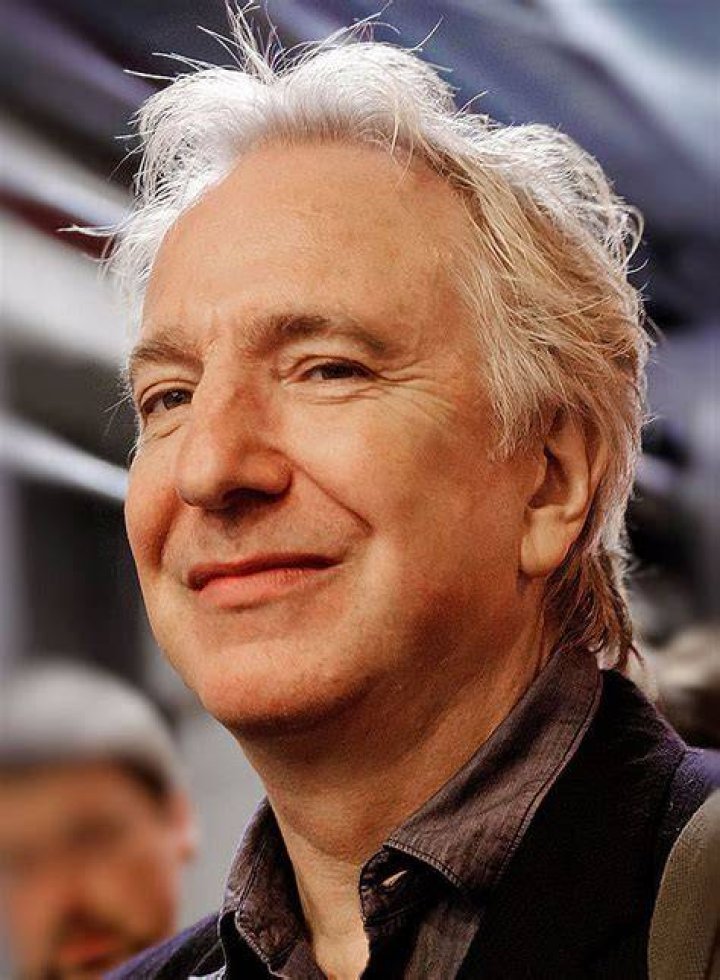 Alan Rickman after the performance of his play Seminar at the John Golden Theater in November 2011
