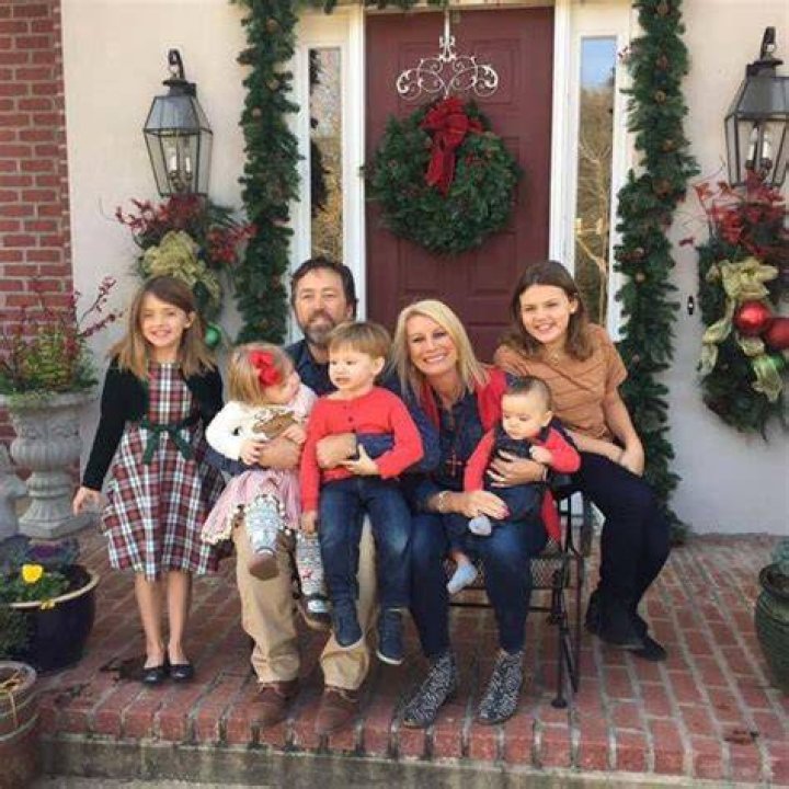 Alan Robertson as seen smiling for a picture with his family in 2017