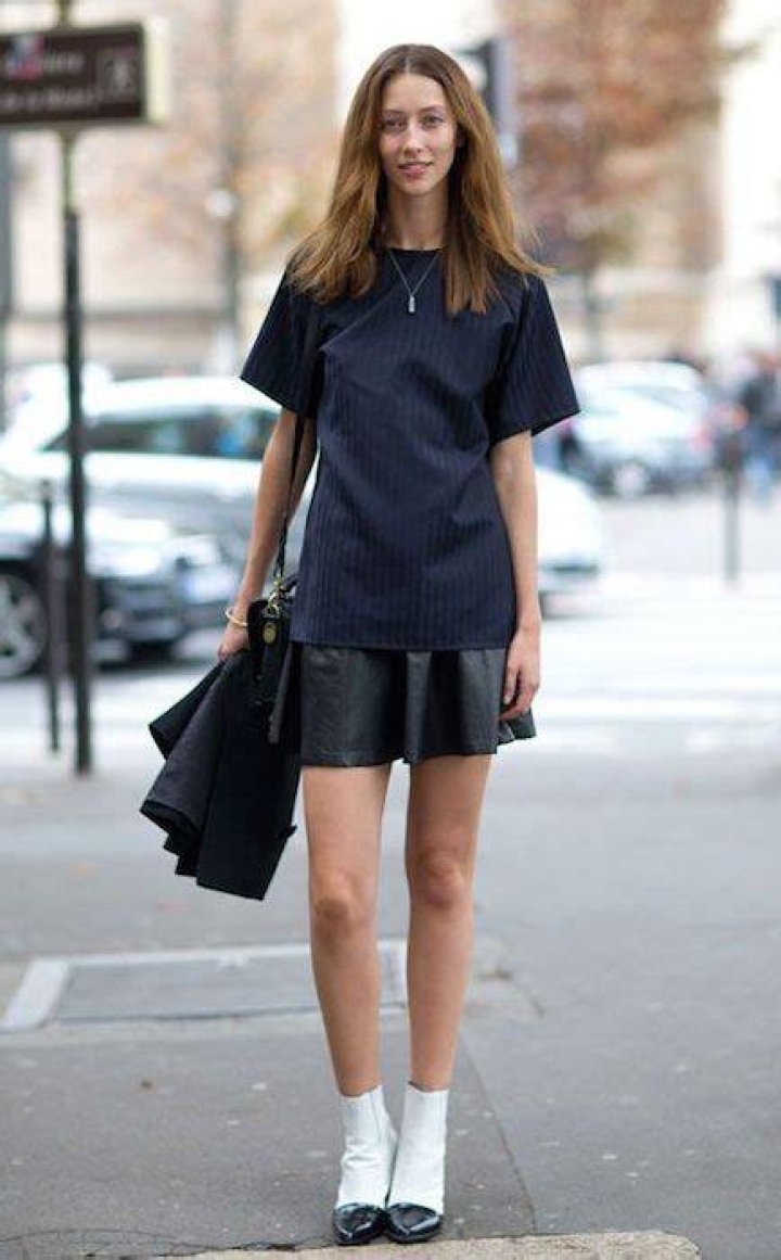 Alana Zimmer during Spring 2014 Paris Fashion Week.