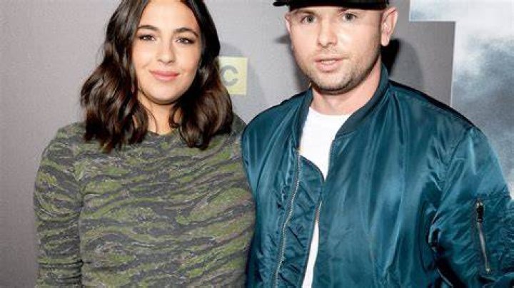 Alanna Masterson with Brick Stowell at The Walking Dead event in 2015