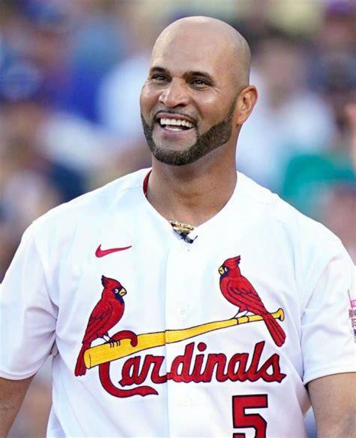 Albert Pujols as seen in a picture that was taken in June 2020