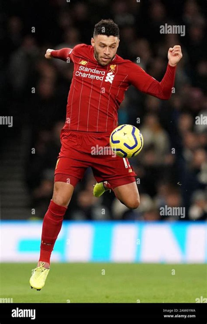 Alex Chamberlain during a match between Southampton and Manchester United in January 2011