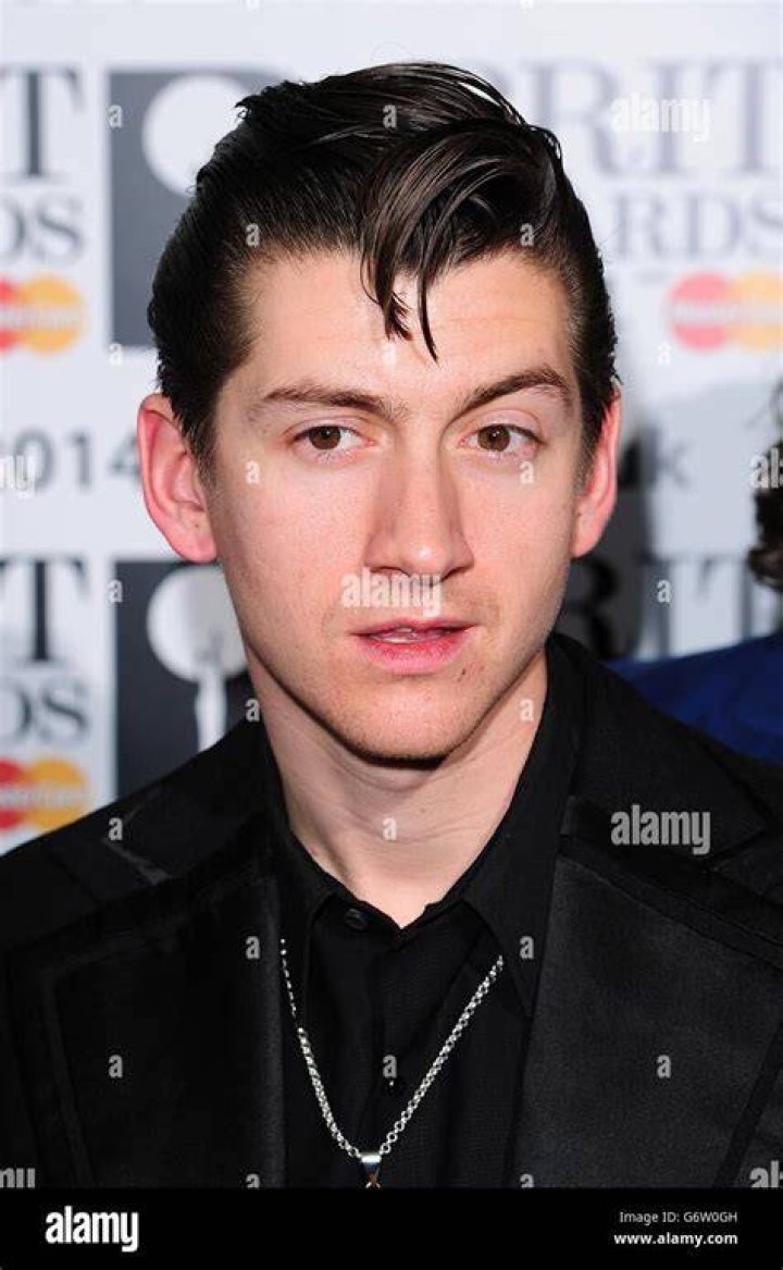 Alex Turner during Brit Awards 2014