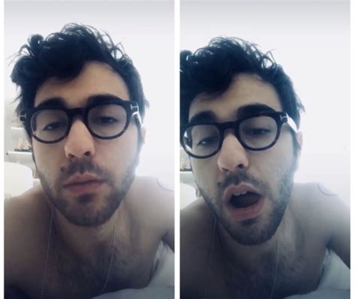 Alex Wolff in an Instagram selfie in May 2017