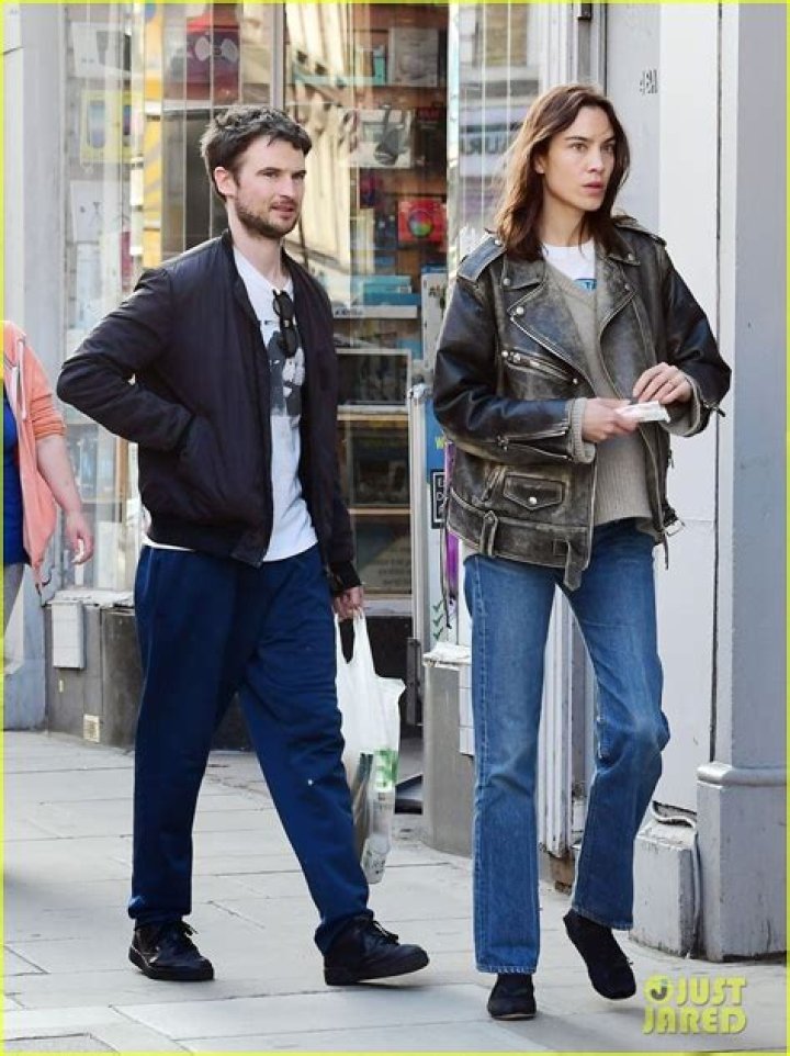 Alexa Chung with ex-boyfriend Alex Turner