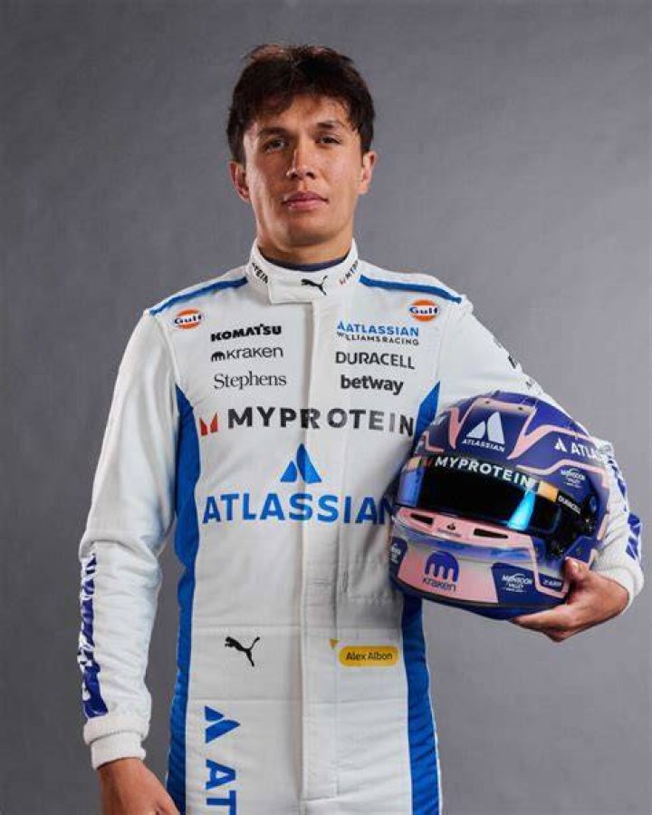 Alexander Albon as seen in March 2019