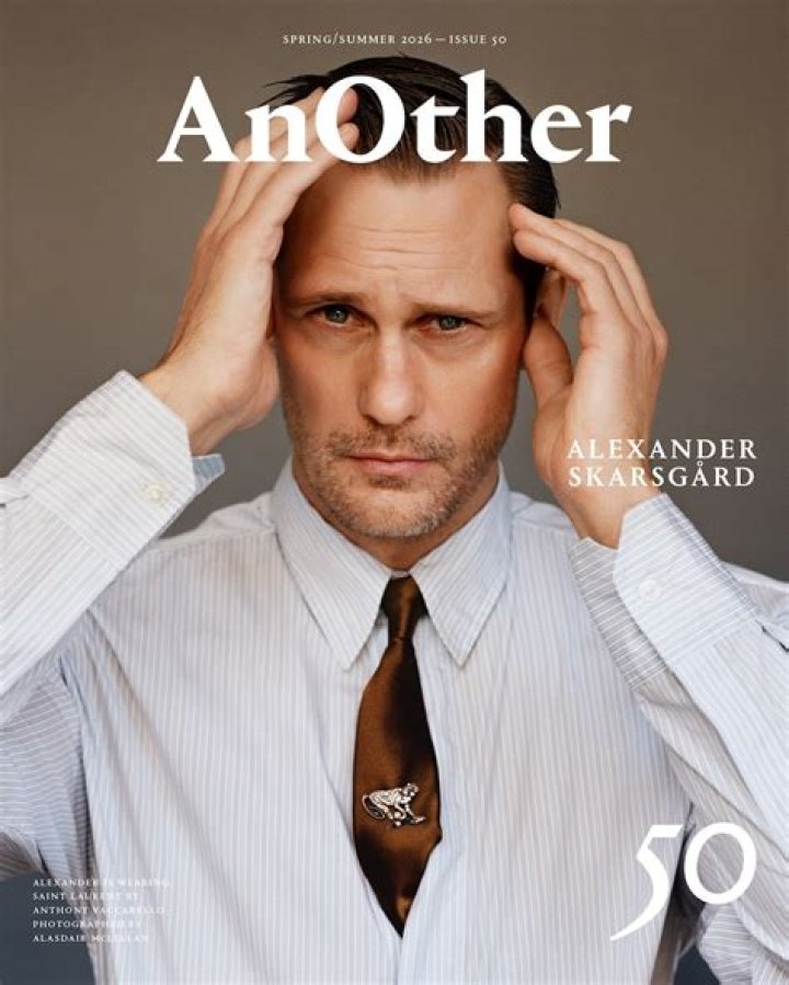 Alexander Skarsgard on Icon magazine's January 2016 Issue