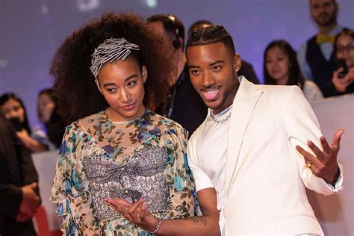 Algee Smith with a fan named Xavia in 2018