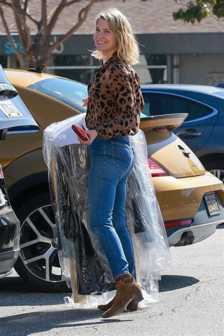 Ali Larter in jeans, out in LA in May 2014.