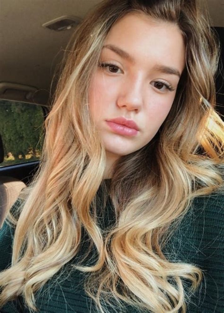 Ali Skovbye as seen while posing for a picture during the golden hour at Santa Monica Pier in Santa Monica, Los Angeles County, California, United States in May 2019