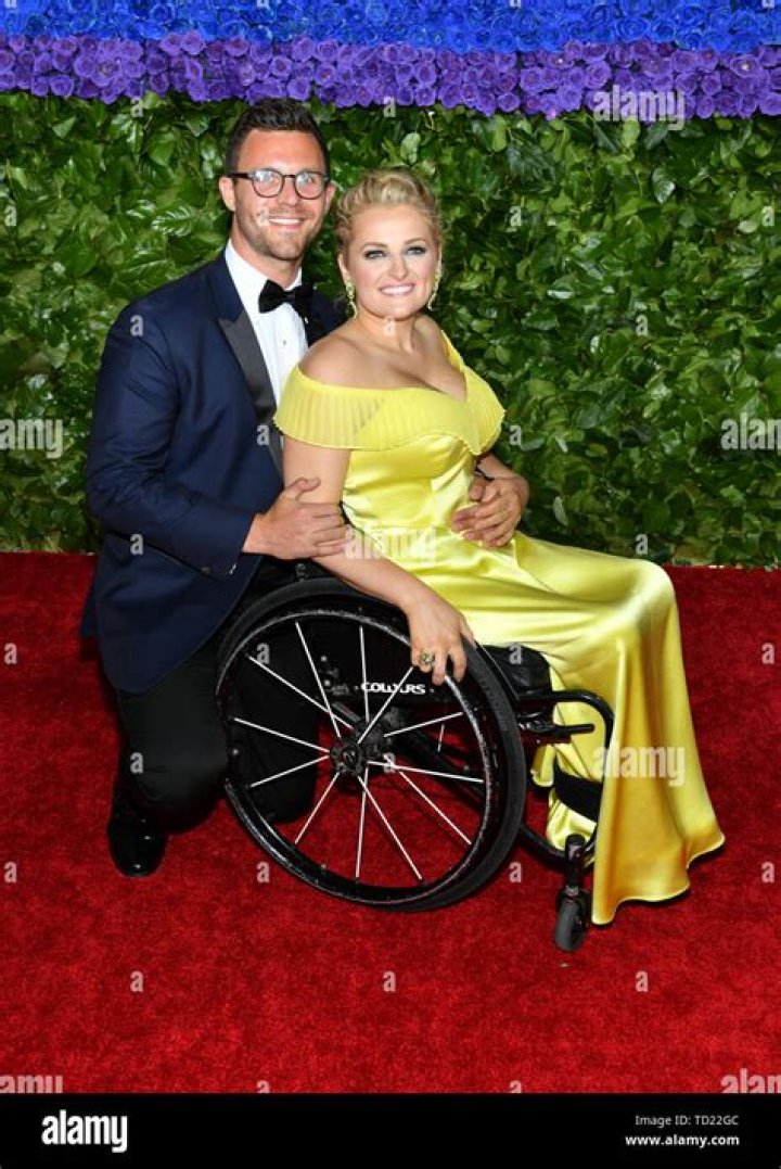 Ali Stroker and David Perlow, as seen in June 2019