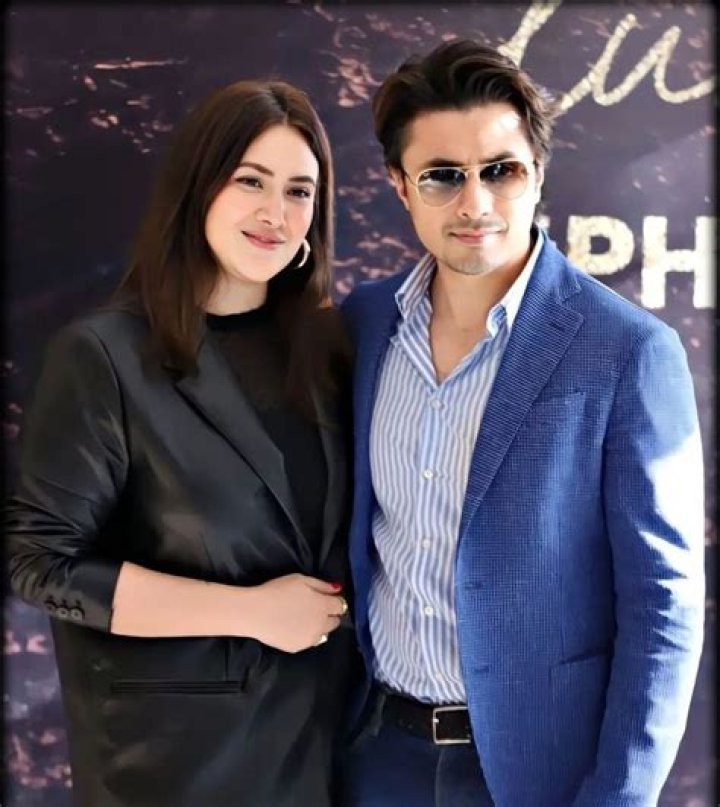 Ali Zafar and Ayesha Fazli together in March 2018