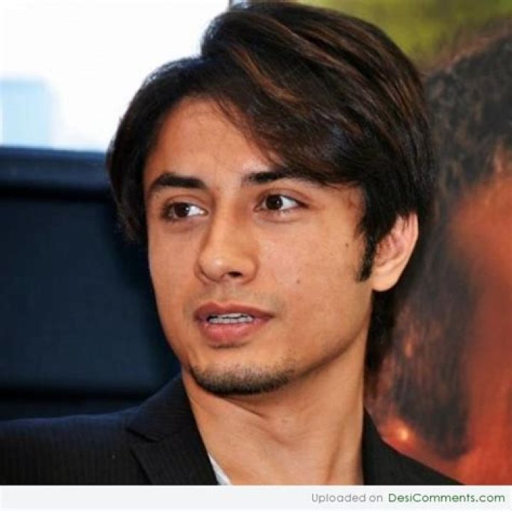 Ali Zafar looking handsome in a flowery picture in April 2018