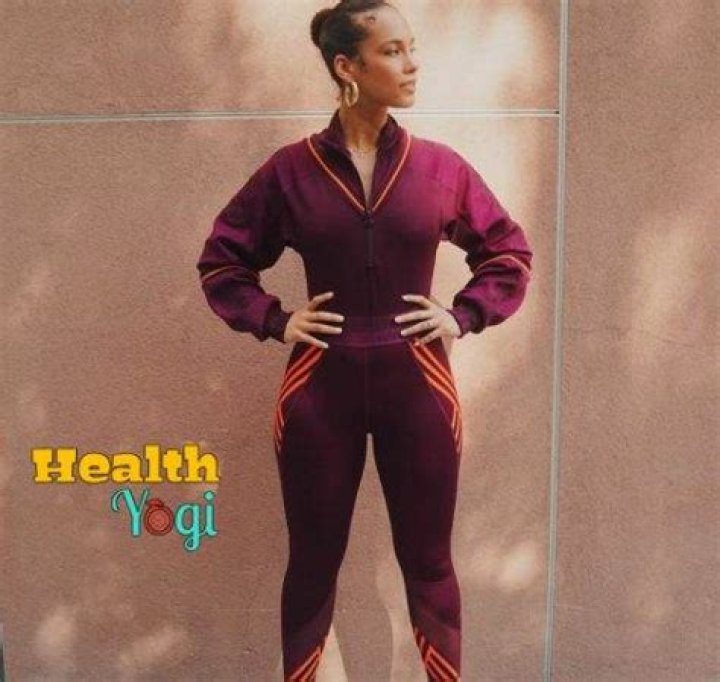 Alicia Keys workout routine and diet plan