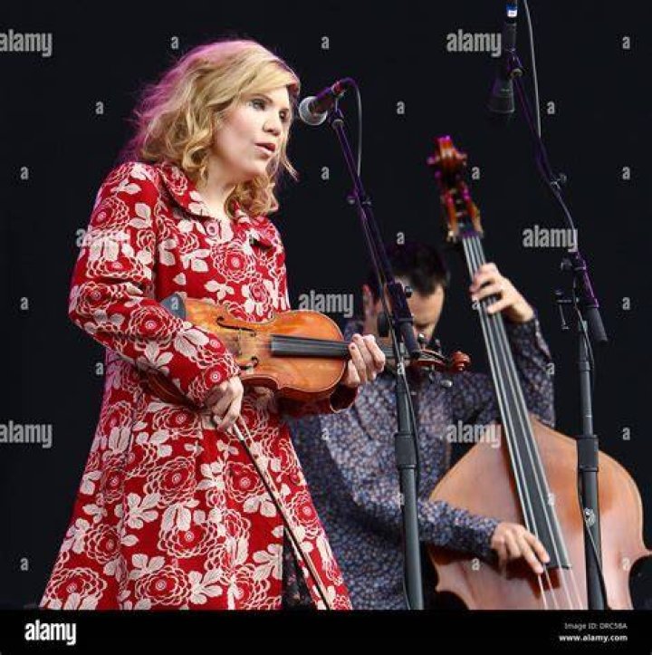 Alison Krauss performing at the 2008 Bonnaroo Music Festival in Manchester, TN