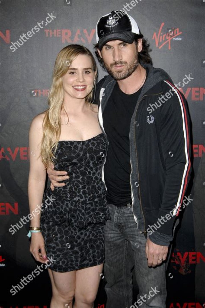 Alison Lohman with her husband as seen in October 2019