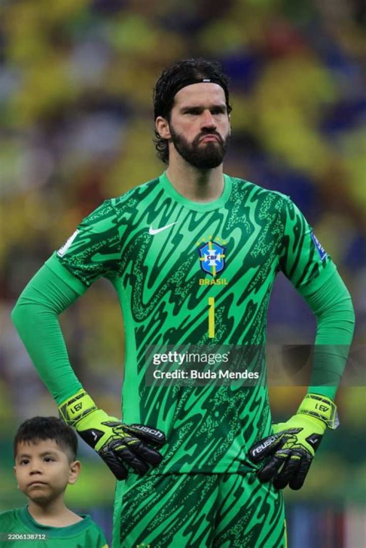 Alisson Becker at the FIFA Friendly Match in 2018