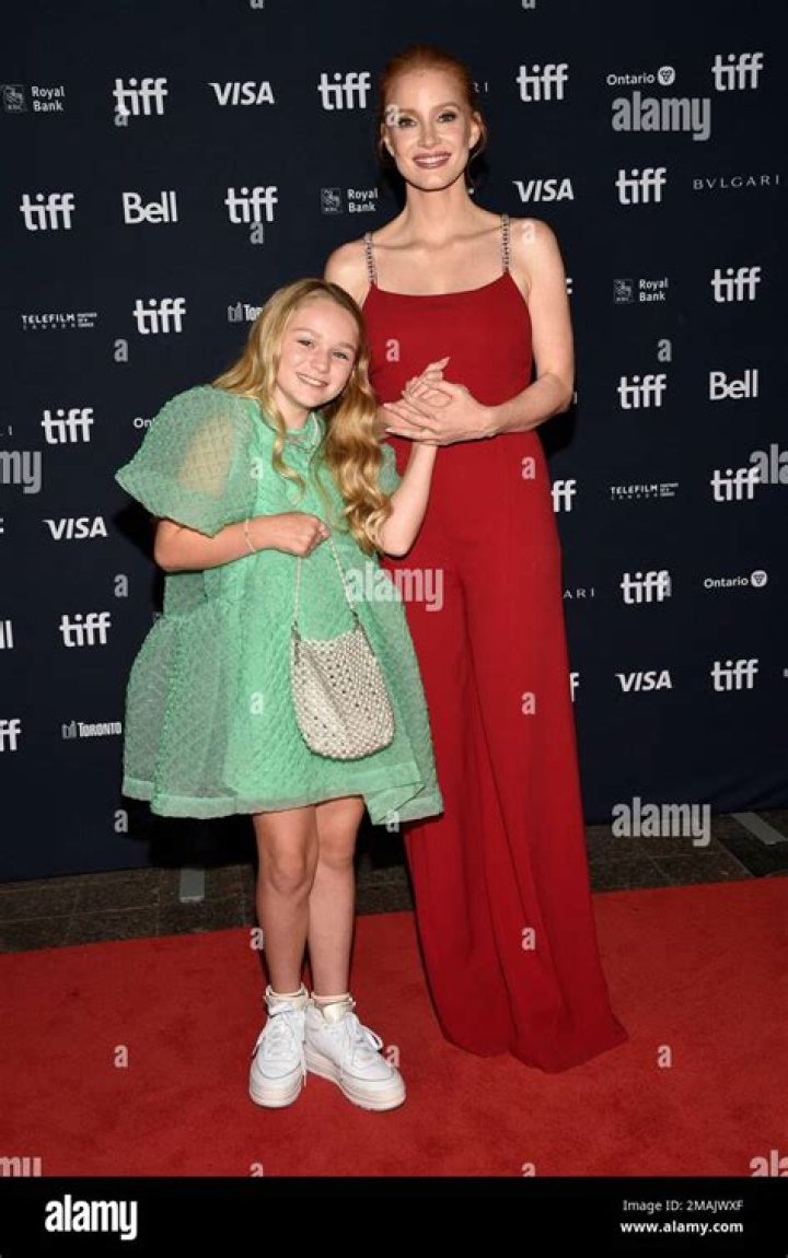 Alix West Lefler (Left) as seen while posing for a picture with Jessica Chastain