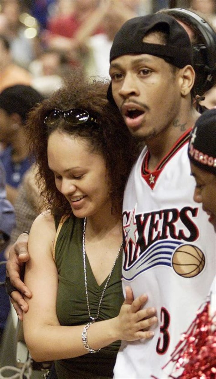 Allen Iverson with ex-wife Tawanna Turner