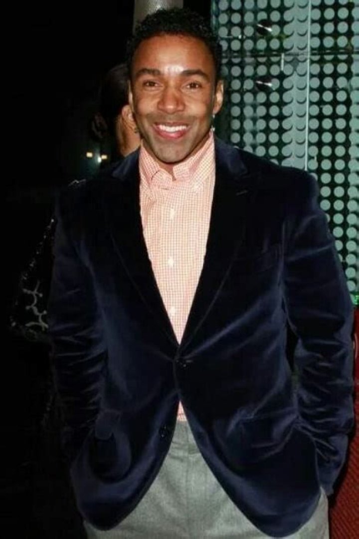 Allen Payne as seen while smiling for the camera