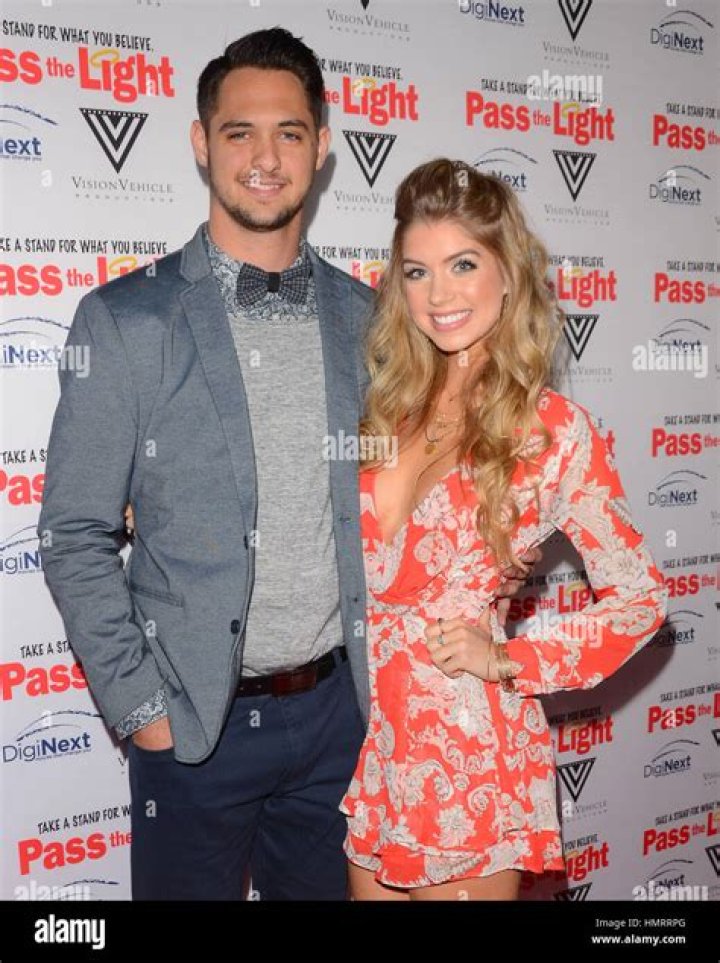 Allie DeBerry and Tyler Beede in a selfie in March 2016