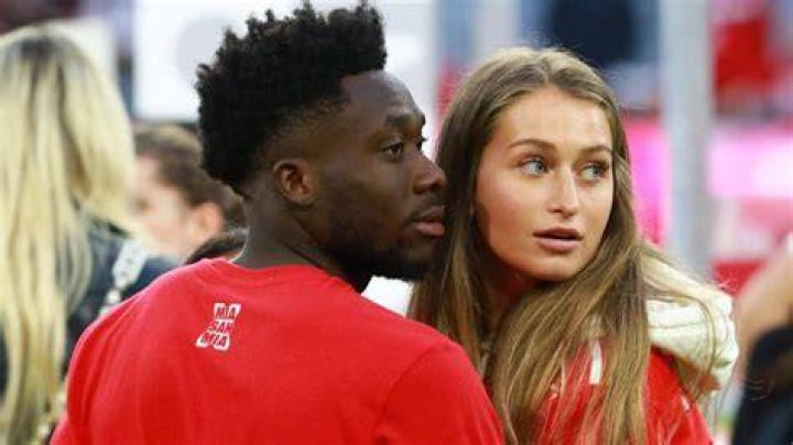Alphonso Davies and Jordyn Huitema, as seen in October 2018