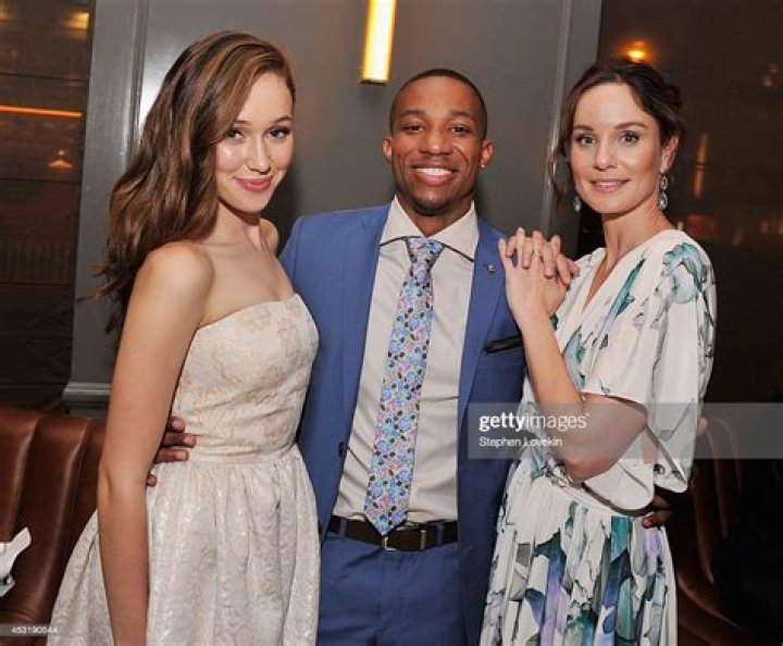 Alycia Debnam-Carey, Arlen Escarpeta, and Sarah Wayne at the "Into The Storm" premiere after party in NYC