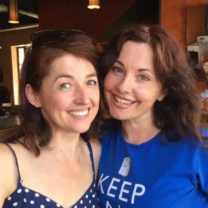 Alyson Court with Patty Sullivan in July 2017