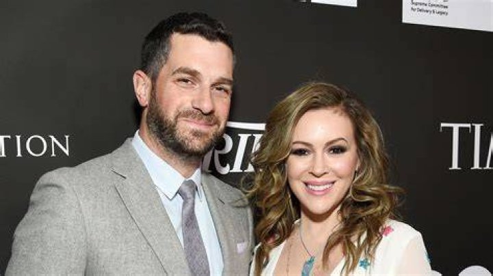 Alyssa Milano with husband David, son Milo and daughter Elizabella.