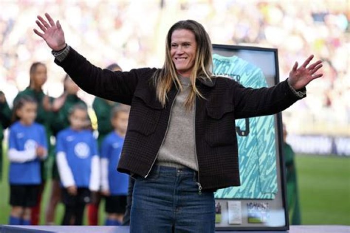 Alyssa Naeher before a match against Japan on June 5, 2016 in Cleveland, Ohio