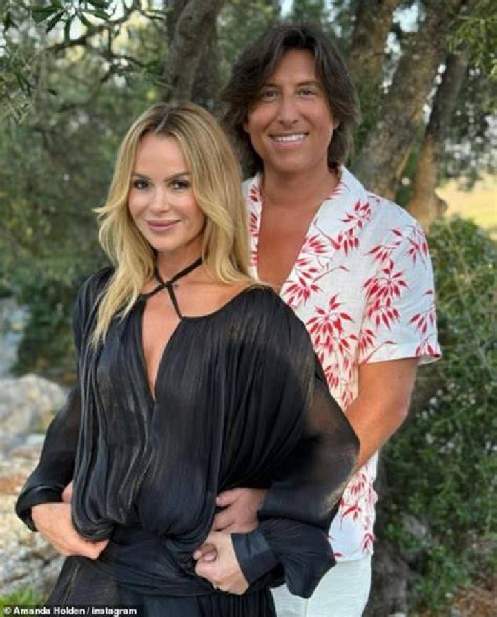 Amanda Holden and her husband Chris Hughes