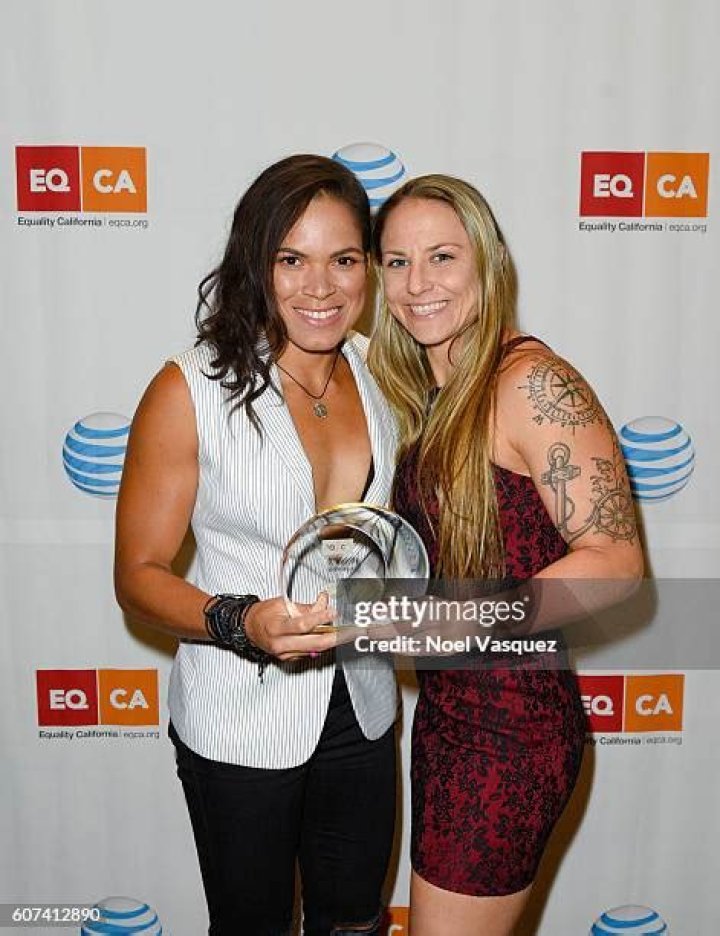 Amanda Nunes at the Equality Awards in September 2016 in Los Angeles