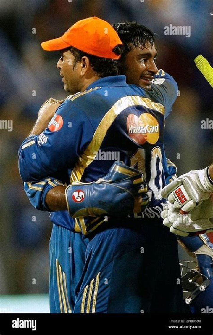 Ambati Rayudu (Right) and Sachin Tendulkar in a selfie in May 2015