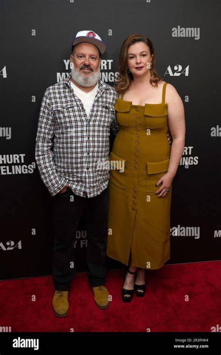 Amber Tamblyn and David Cross attend the 'Hits' official after party at Rock-& Reilly' on January 21, 2014 in Park City, Utah.